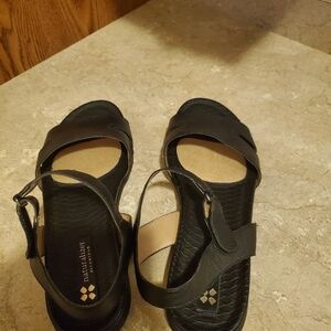 Naturalizer Black Leather Sandal